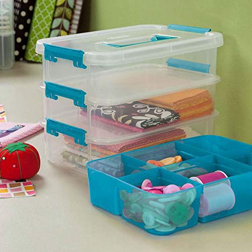 STERILITE Layer Stack & Carry Box, 10-5/8-Inch