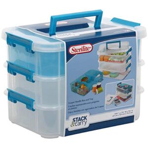 STERILITE Layer Stack & Carry Box, 10-5/8-Inch