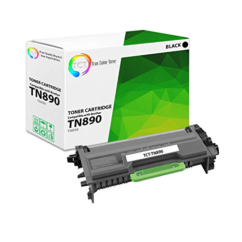 TCT Premium Compatible Toner Cartridge Replacement for Brother TN890 TN-890 Black Ultra High Yield Works with Brother HL-L6400DW L6400DWT L6250DW, MFC-L6900DW L6750DW Printers (15,000 Pages) - 8 Pack