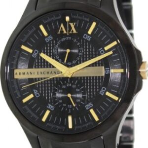 A|X ARMANI EXCHANGE A|X Men's Black Watch