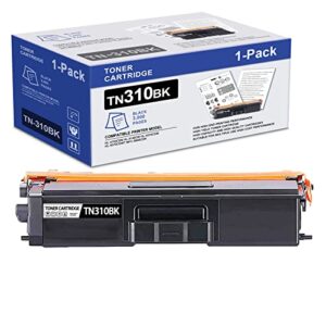 maxink tn310bk tn310 tn-310bk tn-310 toner cartridge compatible replacement for brother hl-4150cdn hl-4140cw hl-4570cdw printer toner cartridge (black, 1-pack)
