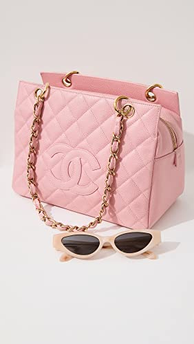 CHANEL Women's Pre-Loved Petite Timeless Tote, Caviar, Pink, One Size