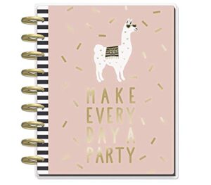 me & my big ideas the happy planner – gold getter theme – july 2018 to december 2019 – vertical layout – weekly & monthly disc-bound pages – scrapbook – classic size