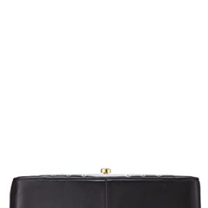 CHANEL, Pre-Loved Black Vertical Lambskin Half Flap Jumbo, Black