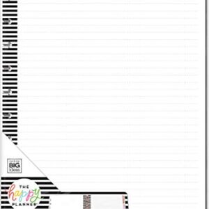 me & my BIG ideas Note Paper Sheets - The Happy Planner Scrapbooking Supplies - 40 Sheets of Pre-Punched Paper - 20 Sheets of Graph Paper, 20 Sheets of Note Paper - Make Lists, Doodle - Big Size