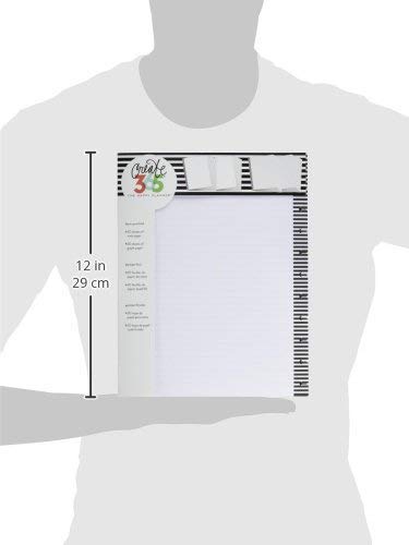 me & my BIG ideas Note Paper Sheets - The Happy Planner Scrapbooking Supplies - 40 Sheets of Pre-Punched Paper - 20 Sheets of Graph Paper, 20 Sheets of Note Paper - Make Lists, Doodle - Big Size