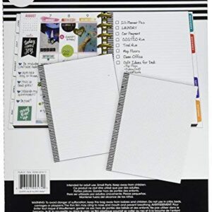 me & my BIG ideas Note Paper Sheets - The Happy Planner Scrapbooking Supplies - 40 Sheets of Pre-Punched Paper - 20 Sheets of Graph Paper, 20 Sheets of Note Paper - Make Lists, Doodle - Big Size