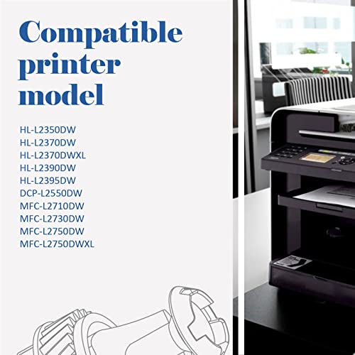 Toner TN-730/TN-760 TN760 Toner for Brother Printer Compatible Replacement for Brother TN760 TN 760 TN730 TN-760 Toner Cartridge Black High Yield for MFC-L2710DW DCP-L2550DW HL-L2350DW Printer 4-Pack