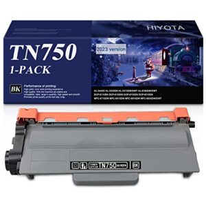 hiyota tn 750 tn-720 black toner cartridge, replacement for brother tn7501pk toner cartridge to use with hl-5440d 5470dw/dwt 6180dw/dwt dcp-8110dn 8150dn mfc-8710dw 8810dw 8910dw 8950dw/dwt printer