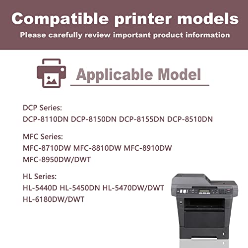 HIYOTA TN 750 TN-720 Black Toner Cartridge, Replacement for Brother TN7501PK Toner Cartridge to use with HL-5440D 5470DW/DWT 6180DW/DWT DCP-8110DN 8150DN MFC-8710DW 8810DW 8910DW 8950DW/DWT Printer