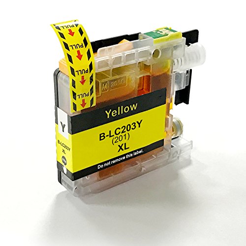 8 Pack TOINKJET Compatible Replacement for Brother LC203 LC 203 XL LC201 Ink Cartridges for MFC-J460 MFC-J480DW MFC-J485DW MFC-J680DW MFC-J885DW J880DW MFC J5520DW J5620DW J5720DW J4420DW