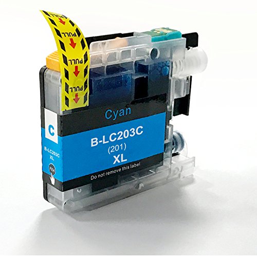 8 Pack TOINKJET Compatible Replacement for Brother LC203 LC 203 XL LC201 Ink Cartridges for MFC-J460 MFC-J480DW MFC-J485DW MFC-J680DW MFC-J885DW J880DW MFC J5520DW J5620DW J5720DW J4420DW