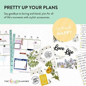 me & my BIG ideas Accessory Book Bundle - The Happy Planner Scrapbooking Supplies - Glam Girl Theme - 4 Sticky Note Pads & 1 ListPad - Multi-Color & Gold Foil Stickers - 20 Sheets, 636 Stickers Total