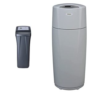 whirlpool whesfc pro series – softener/whole home filter hybrid, gray & whelj1 central water filtration system, white