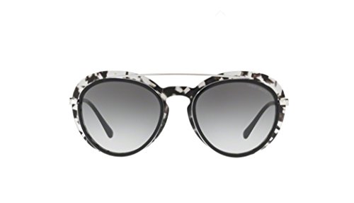 GIORGIO ARMANI AR6055F - 301511 Sunglasses Silver/Black Spotted w/Grey Fade Lens 54mm