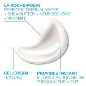 La Roche-Posay Toleriane Dermallergo Night Cream for Face Intense Soothing Moisturizer with Vitamin E, Allergy Tested, for Sensitive Skin, Formerly Toleriane Ultra Night