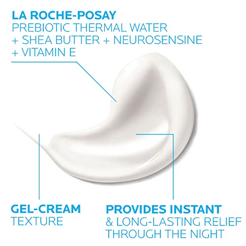 La Roche-Posay Toleriane Dermallergo Night Cream for Face Intense Soothing Moisturizer with Vitamin E, Allergy Tested, for Sensitive Skin, Formerly Toleriane Ultra Night