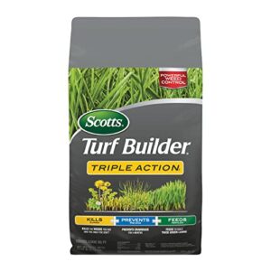 scotts turf builder triple action1 – combination weed control, weed preventer, and fertilizer, 11.31 lbs., 4,000 sq. ft.