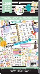me & my big ideas sticker value pack – the happy planner scrapbooking supplies – essential planning theme – multi-color – great for projects, scrapbooks & albums – 30 sheets, 1009 stickers total
