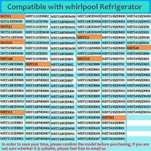 W10861519, W10628698 Deli Drawer Hanger, Meat Drawer Shelf Compatible with whirlpool Refrigerator WRT311/WRT318/WRT148/WRT511 Some models (not all) Part Number: AP5999492, 4382323, PS11731608