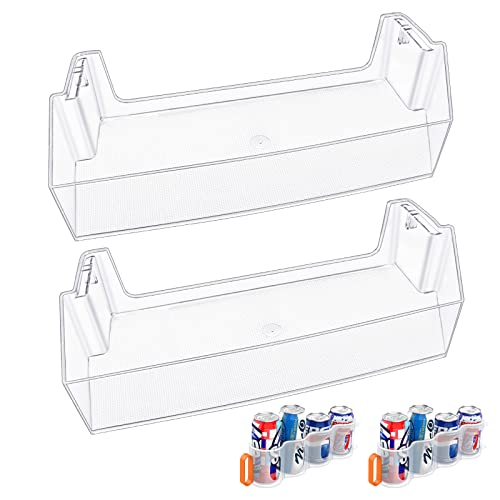 [2 PACK] UPGRADED W11239961 Refrigerator Door Shelf Bin Replacement Compatible with Whirlpool Refrigerator Door Shelf Parts W10900538, PS12578777, WRS315SDHM01, WRS321SDHZ01, WRS315SDHZ08,WRS325SDHZ01