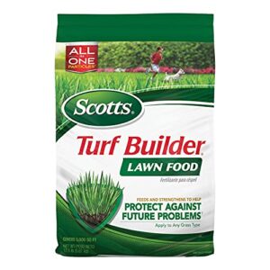 scotts turf builder lawn food – fertilizer for all grass types, 5,000 sq. ft., 12.5 lbs.