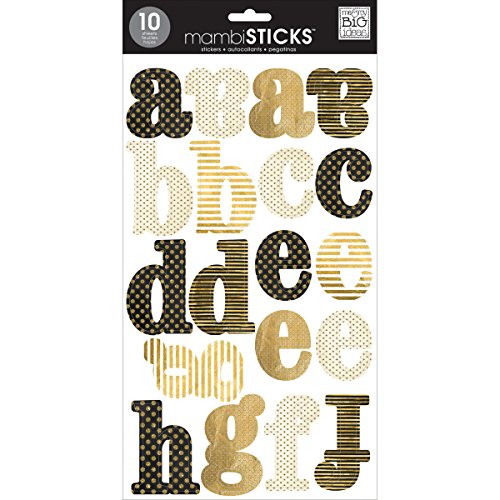 me & my BIG ideas Mambi Sticks Stickers, Big Stickers Gold Rush