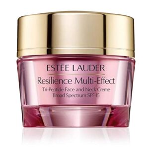 estee lauder resilience multi-effect tri-peptide face and neck creme spf 15 for dry skin, 1.7 oz / 50ml