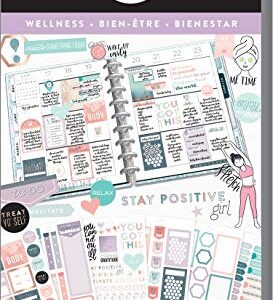 Me & My Big Ideas Happy Planner Sticker Value Pack-Wellness, 1010/Pkg, Multi