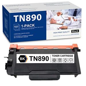 nucala tn890 high-yield toner cartridge compatible tn-890 tn 890 replacement for brother hl-l6250dw hl-l6400dw hl-l6400dwt mfc-l6750dw mfc-l6900dw printer ink cartridge (20,500 pages, 1-pack, black)