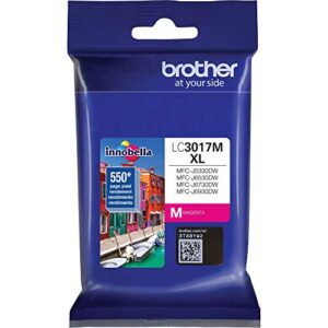 brother lc3017m high yield magenta ink cartridge