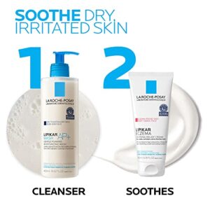 La Roche-Posay Lipikar Soothing Relief Eczema Cream, Face and Body Lotion For Eczema and Sensitive, Dry Skin, Moisturizer with Colloidal Oatmeal to Relieve Irritation