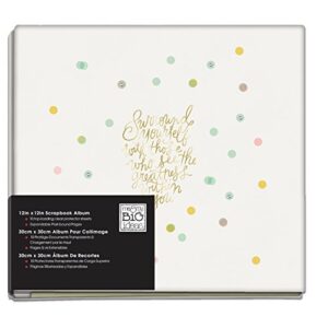 me & my big ideas greatness confetti album, 12-inch by 12-inch