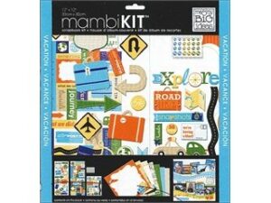 me & my big ideas scrapbook page kit, explore road trip, 12-inch by 12-inch