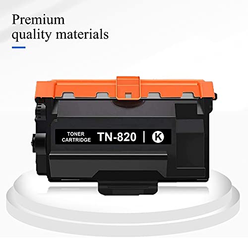 LKKJ 1 Pack TN-820 Black Toner Cartridge Compatible TN820 Toner Cartridge Replacement for Brother TN 820 DCP-L5500DN L5600DN L5650DN MFC-L6700DW HL-L6200DW/DWT Printer Toner.