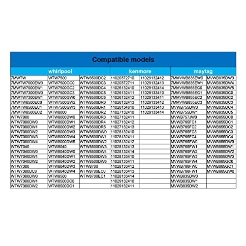 Upgraded W10810403 W10861642 W10787836 Washer Lid Lock Assembly OEM Latch Compatible with partial whirlpool Cabrio kenmore Series 600 700 maytag Bravos XL Replace AP5984435 W10787878 10-Year Warranty
