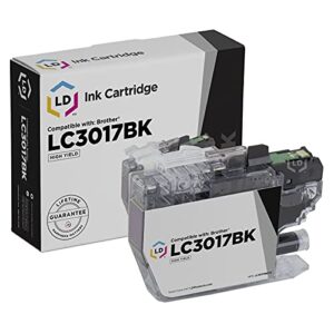ld products compatible ink cartridge replacement for brother lc3017bk high yield (black) for use in mfc-j5330dw, mfc-j5335dw, mfc-j5730dw, mfc-j6530dw & mfc-j6930dw printers