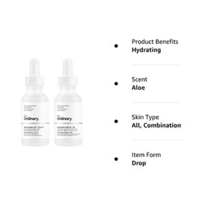 Hyaluronic Acid with 2% + B5 (30ml) and Niacinamide 10% + Zinc 1% (30ml) Bundle Face Care Set