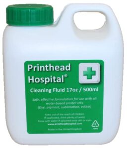 printhead hospital cleaning fluid for epson, brother, canon, hp inkjet printers 17oz 500ml