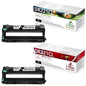 drawn [2-pack, black] dr221cl dr-221cl dr221 drum unit compatible replacement for brother dr221cl hl-3140cw 3150cdn 3180cdw mfc-9130cw 9140cdn 9330cdw 9340cdw dcp-9015cdw 9020cdn printer ink