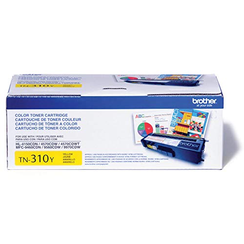 BRTTN310Y - Brother Genuine TN310Y Yellow Toner Cartridge