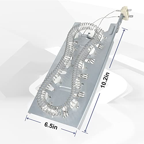 W10864898 Dryer Heating Element Compatible with whirlpool, Kenmore Elite, may-tag, Replaces AP6026295 W10832958-3 Years Warranty- Figure 6 Can See More Models