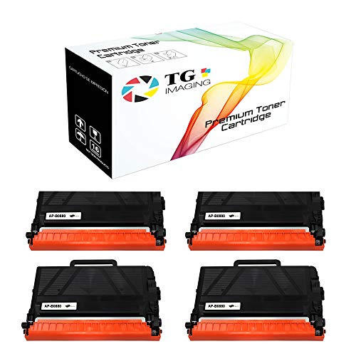 TG Imaging (4-Pack, Supper High Yield) Compatible Replacement for Brother TN880 TN-880 TN 880 Toner Cartridge MFC-L6800DW MFC-L6750DW MFC-L6900DW MFCL5900DW MFCL6700DW Printers