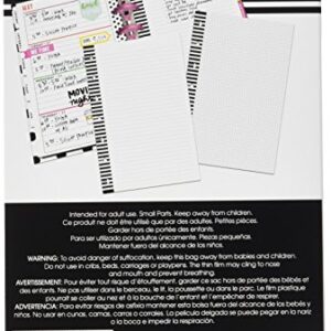 me & my BIG ideas Note Filler Paper - The Happy Planner Scrapbooking Supplies - 40 Sheets of Pre-Punched Paper - 20 Sheets of Graph Paper, 20 Sheets of Note Paper - Make Lists, Doodle - Mini Size