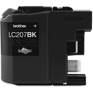 Brother Printer LC207BK Super High Yield Ink Cartridge, Black