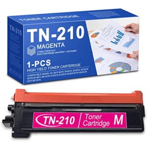 technetiumink 1-pack magenta tn210 tn-210m compatible toner cartridge replacement for brother mfc-9010cn 9125cn 9325cw hl-8070 3045cn 3070cw dcp-9010cn printers