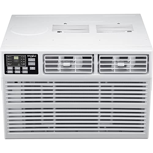 Energy Star 18,000 BTU 230V Window-Mounted Air Conditioner with Heat for Rooms up to 1,000 Sq. Ft. and Dehumidifier up to 4.75 pints/hour with Remote Control, LCD Display, and 24H Timer