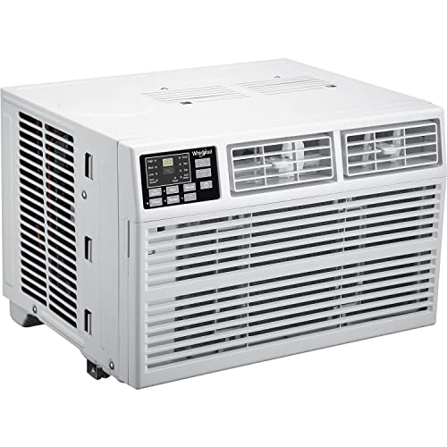 Energy Star 18,000 BTU 230V Window-Mounted Air Conditioner with Heat for Rooms up to 1,000 Sq. Ft. and Dehumidifier up to 4.75 pints/hour with Remote Control, LCD Display, and 24H Timer