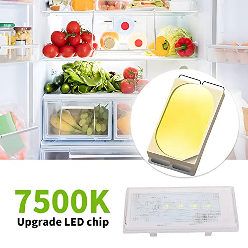 New Upgraded W10515058 Led Refrigerator Main Light Replacement Compatible with Whirlpool Kenmore Maytag, KitchenAid, Waterproof, 1 PCS, Year Warranty