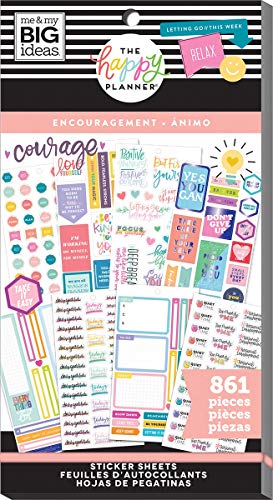 ME & MY BIG IDEAS Happy Planner STCKRS, Encouragement, 861/Pkg